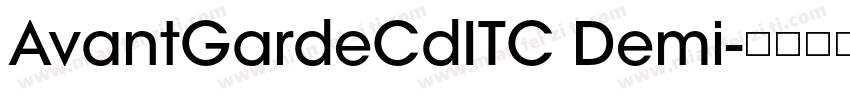 AvantGardeCdITC Demi字体转换
